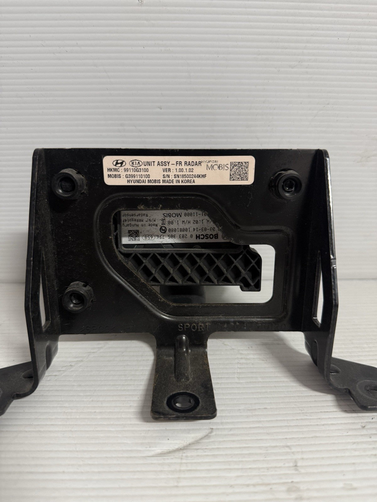 HYUNDAI I30 CAMERA/RADAR FRONT RADAR SENSOR PD/CN7 03/2017-20243
